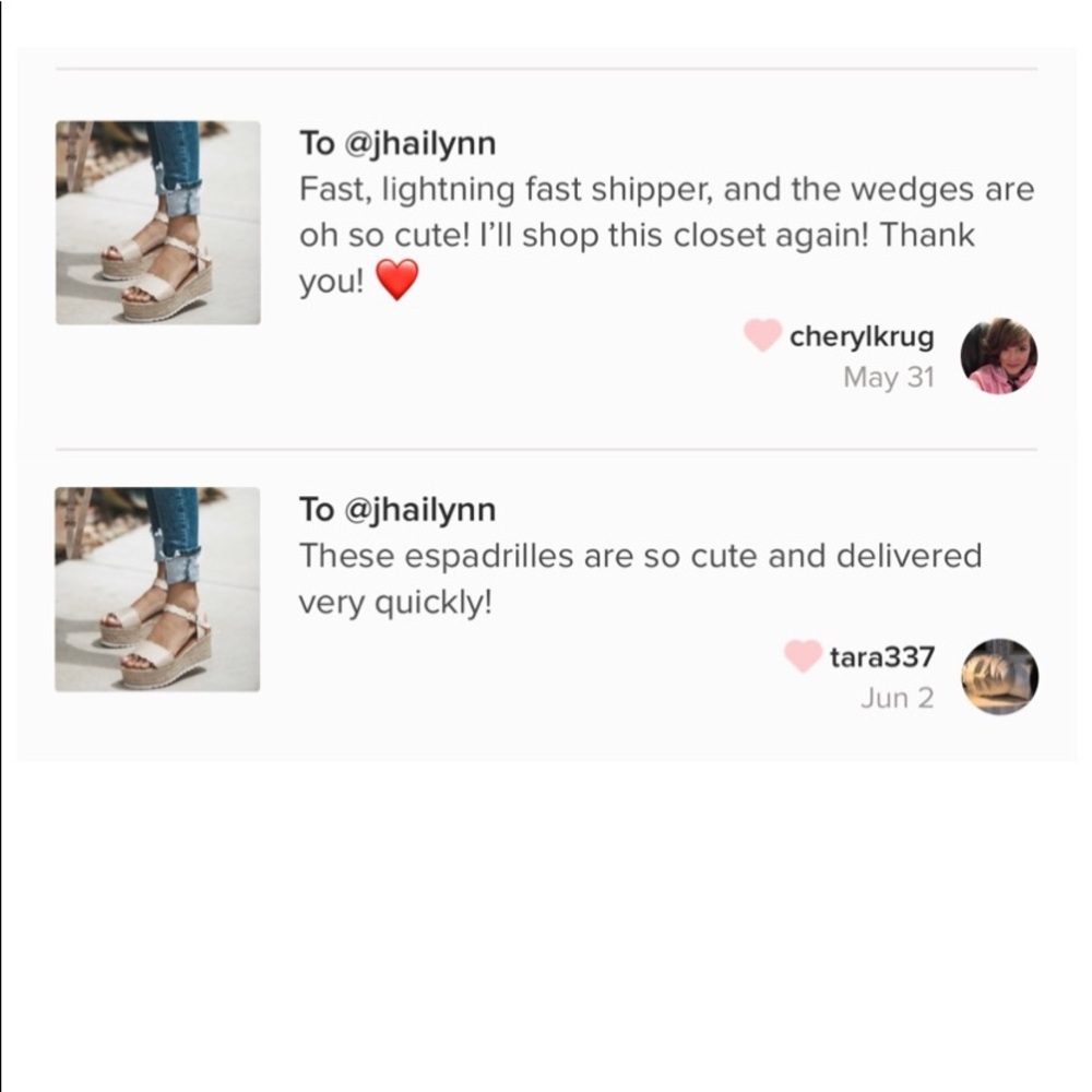 Espadrille Wedge scalloped natural Sandal - Picture 2 of 10